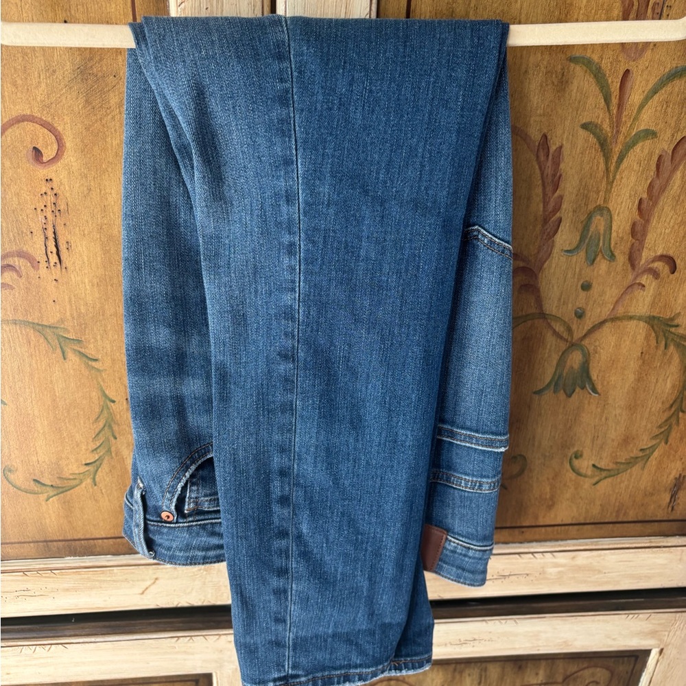 Madewell Curvy High Rise Skinny Crop blue denim jeans 27
